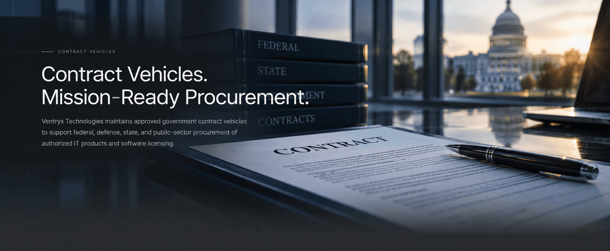 Contract Vehicles. Mission-Ready Procurement.